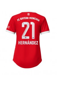 Bayern Munich Lucas Hernandez #21 Fotballdrakt Hjemme Klær Dame 2022-23 Korte ermer